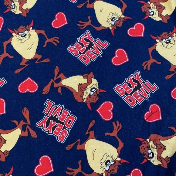 Looney Tunes Mens Lounge Pants Cotton Sexy Devil L - Picture 3 of 6